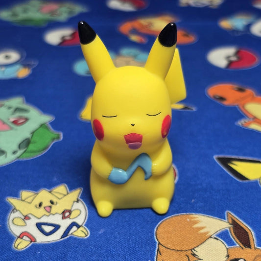 Pokemon Pikachu Singing Figure Finger Puppet 2014 Nintendo Bandai PVC Japan USA