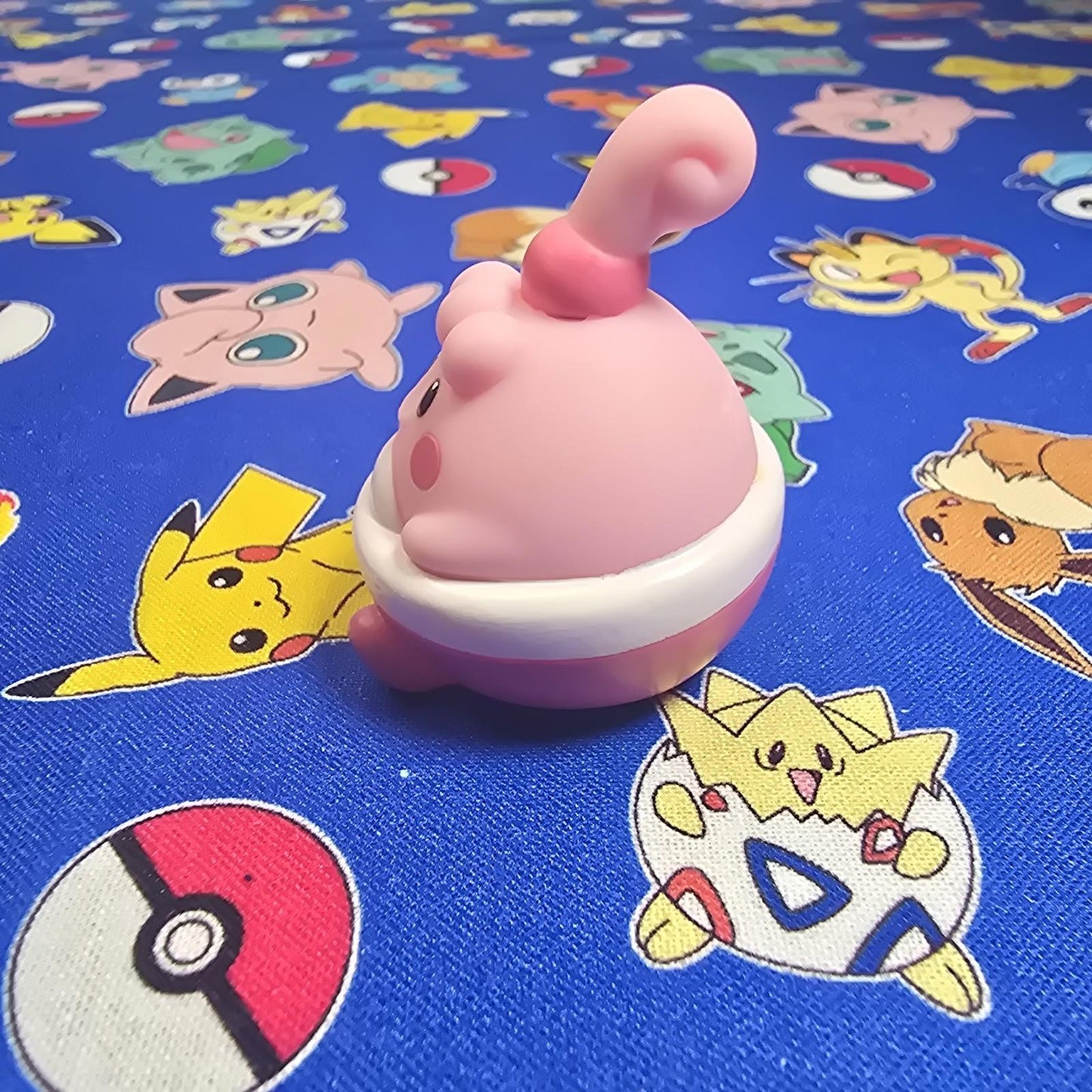 Pokemon Happiny Figure Finger Puppet 2006 Nintendo Bandai PVC Vintage Japan USA
