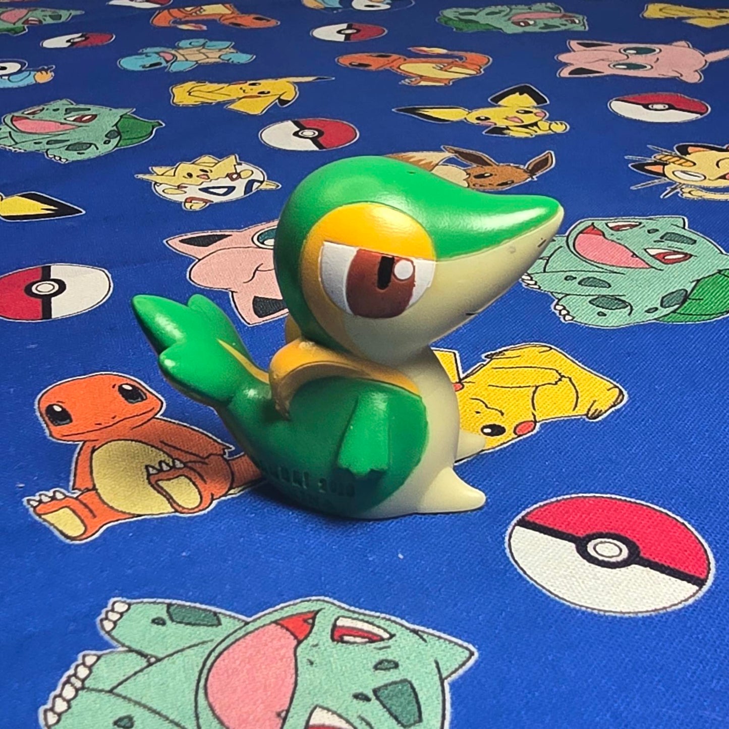 Pokemon Snivy Figure Finger Puppet 2010 Nintendo Bandai PVC Toy Japan USA Seller