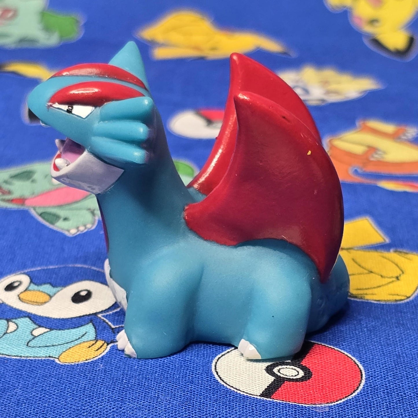 Pokemon Salamence Figure Finger Puppet 2004 Nintendo Bandai PVC Japan USA Seller