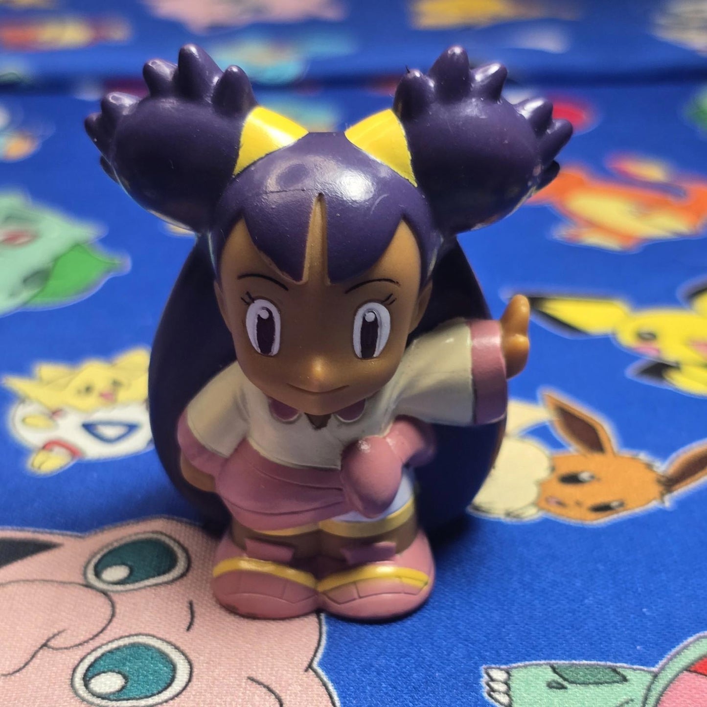 Pokemon Iris Trainer Figure Finger Puppets 2010 Nintendo Bandai Japan USA Seller