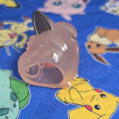 Pokemon Clefairy Clear Figure Finger Puppet 1996 Nintendo Bandai PVC Japan USA