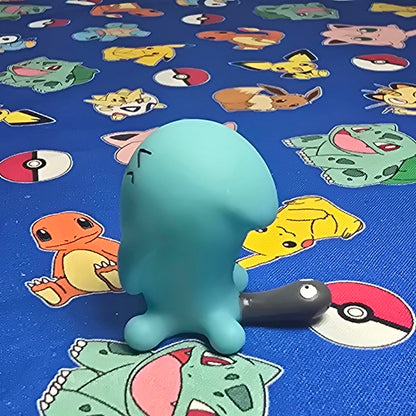 Pokemon Wobbuffet Figure Finger Puppet 2000 Nintendo Bandai Vintage PVC Japan US