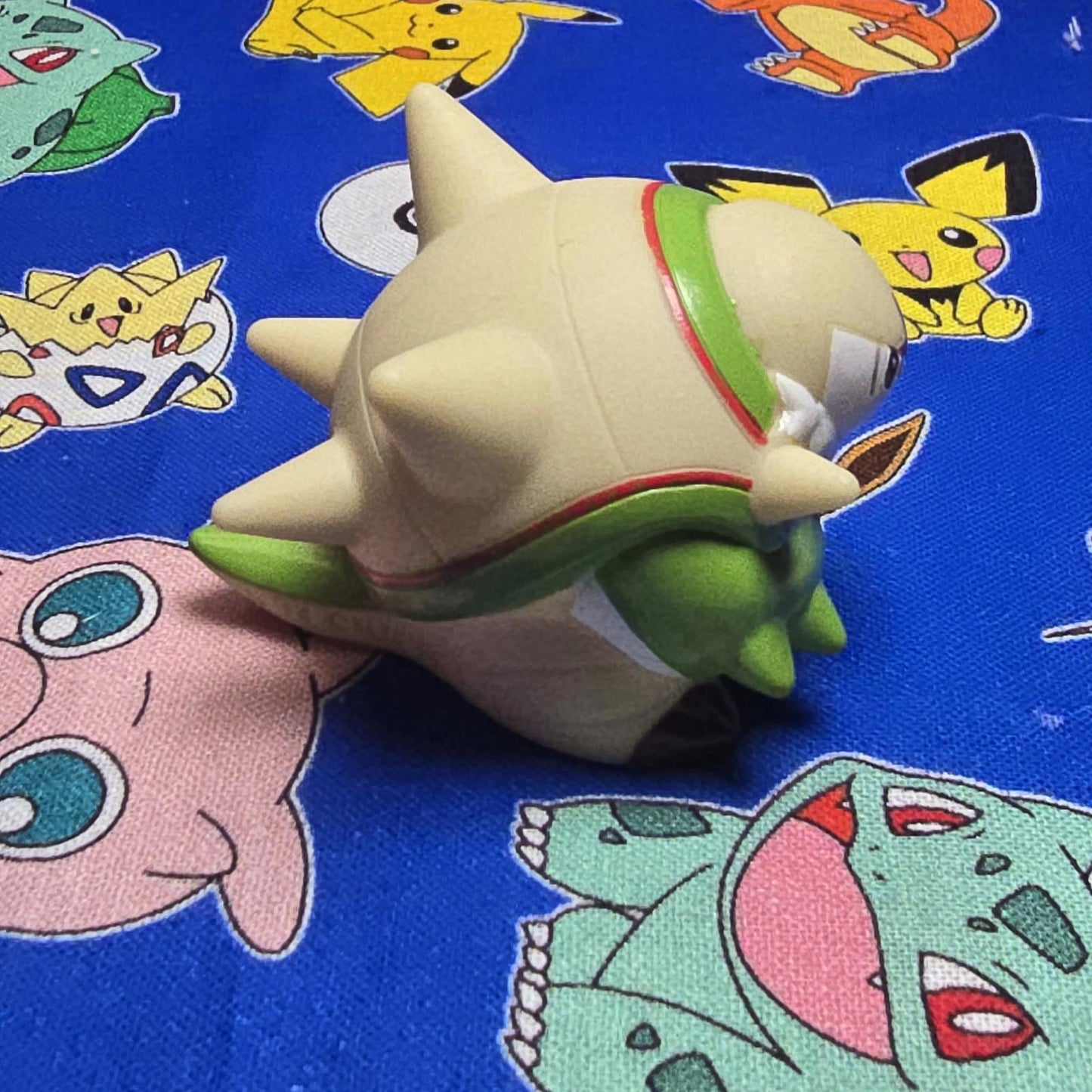 Pokemon Chesnaught Figure Finger Puppet 2014 Nintendo Bandai Vintage Japan USA