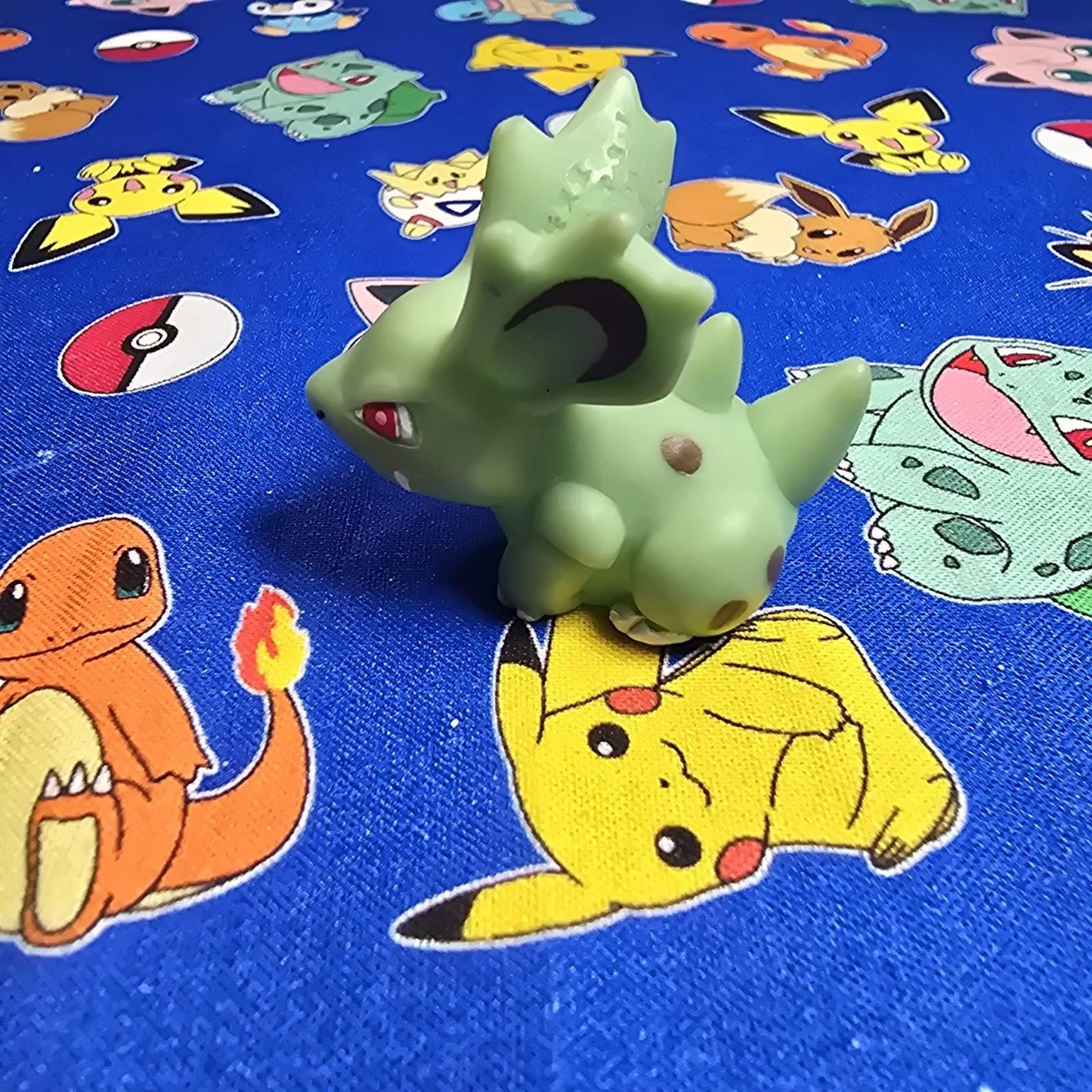 Pokemon Nidorina Green Figure Finger Puppet 1997 Nintendo Bandai PVC Vintage USA