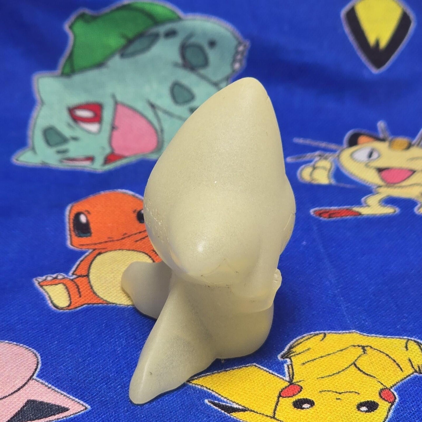 Pokemon Jirachi Glow In Dark Figure Finger Puppet 2003 Nintendo Bandai Japan USA