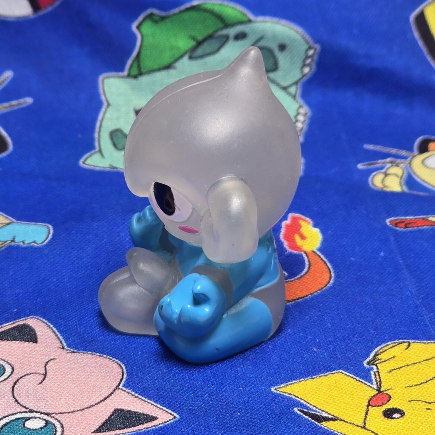 Pokemon Meditite Clear Figure Finger Puppet 2004 Nintendo Bandai PVC Japan USA