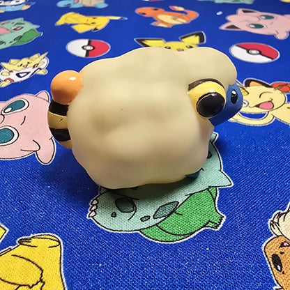 Pokemon Mareep Figure Finger Puppet 2000 Nintendo Bandai PVC Vintage Japan USA