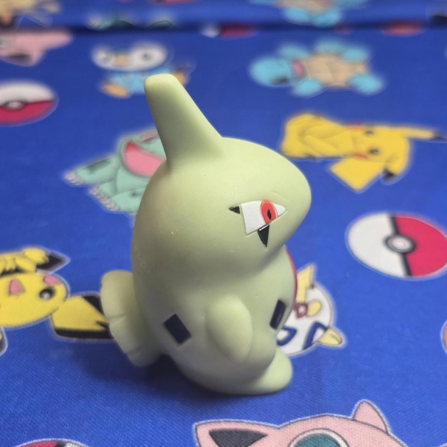 Pokemon Larvitar Figure Finger Puppet 2000 Nintendo Bandai Vintage PVC Japan USA