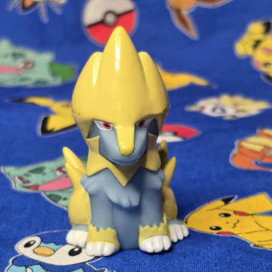 Pokemon Manectric Figure Finger Puppet 2004 Nintendo Bandai PVC Vintage Japan US