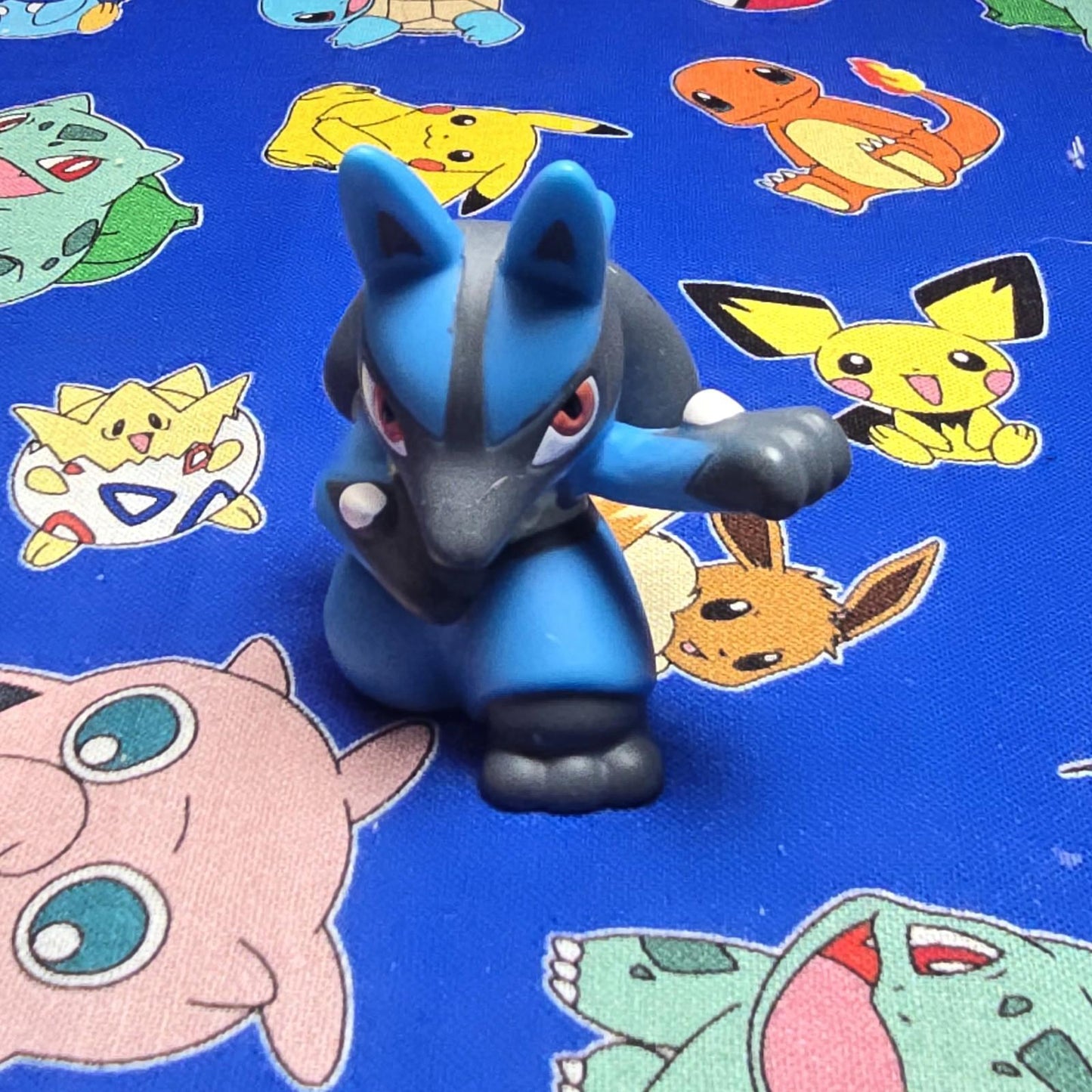 Pokemon Lucario Figure Finger Puppet 2022 Nintendo Bandai PVC Japan USA Seller