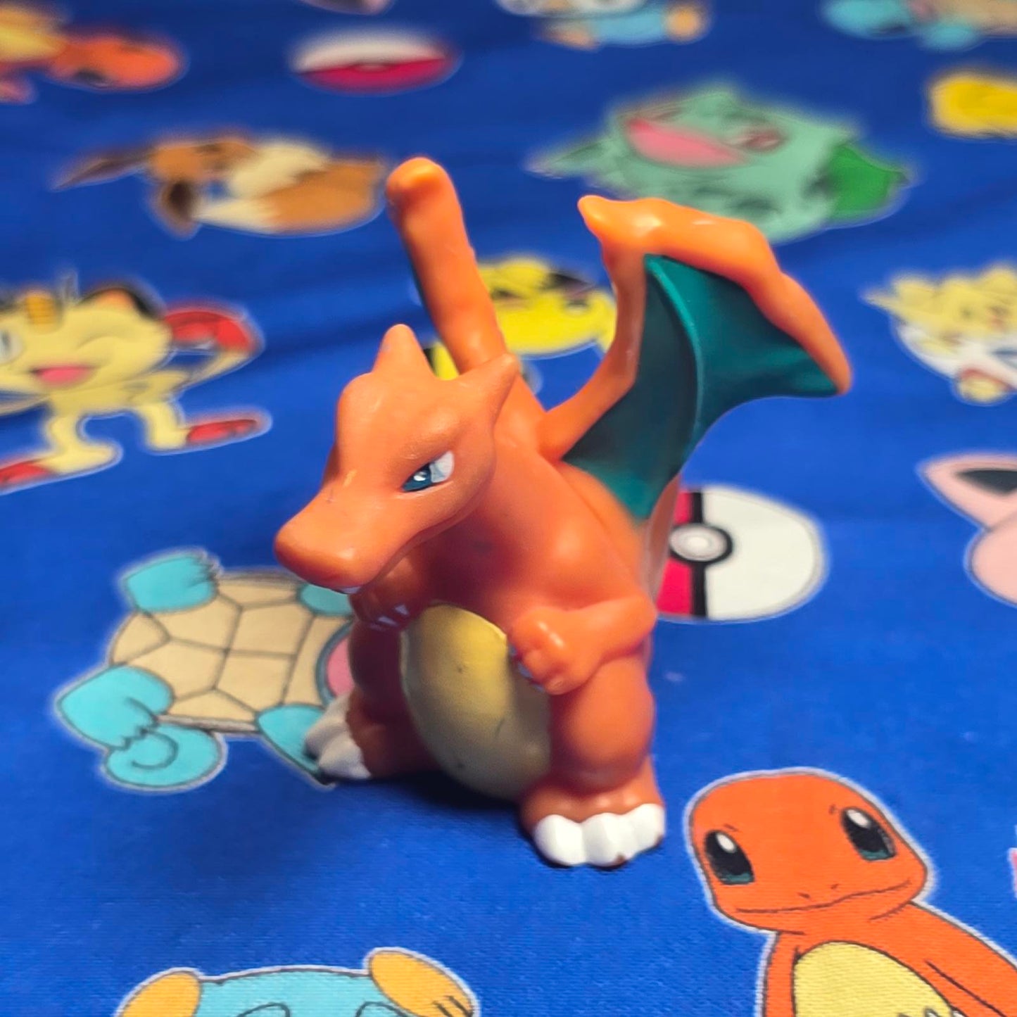 Pokemon Charizard Figure Finger Puppet 1998 Nintendo Bandai Vintage Japan USA