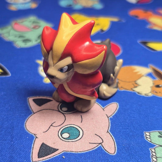 Pokemon Pyroar Figure Finger Puppet 2014 Nintendo Bandai Vintage Japan USA