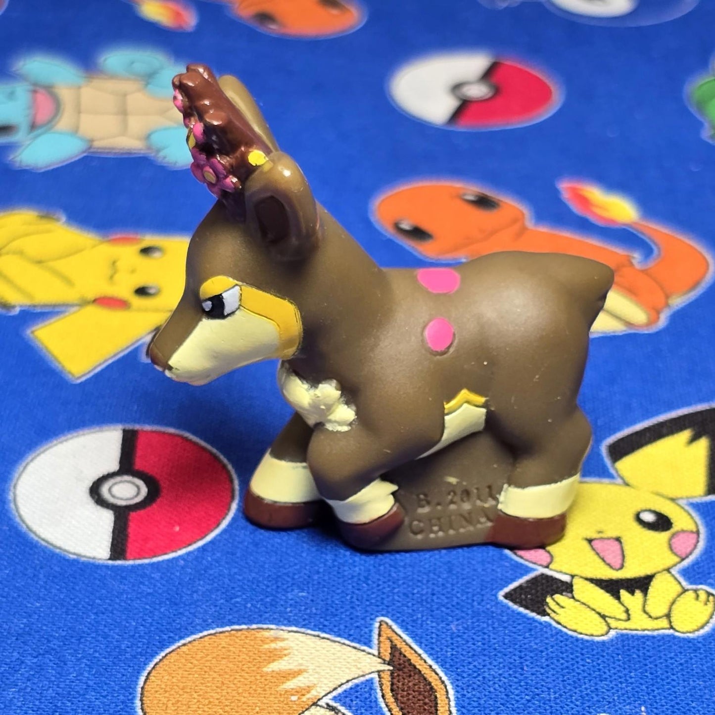 Pokemon Sawsbuck Figure Finger Puppet 2011 Nintendo Bandai PVC Japan US Seller