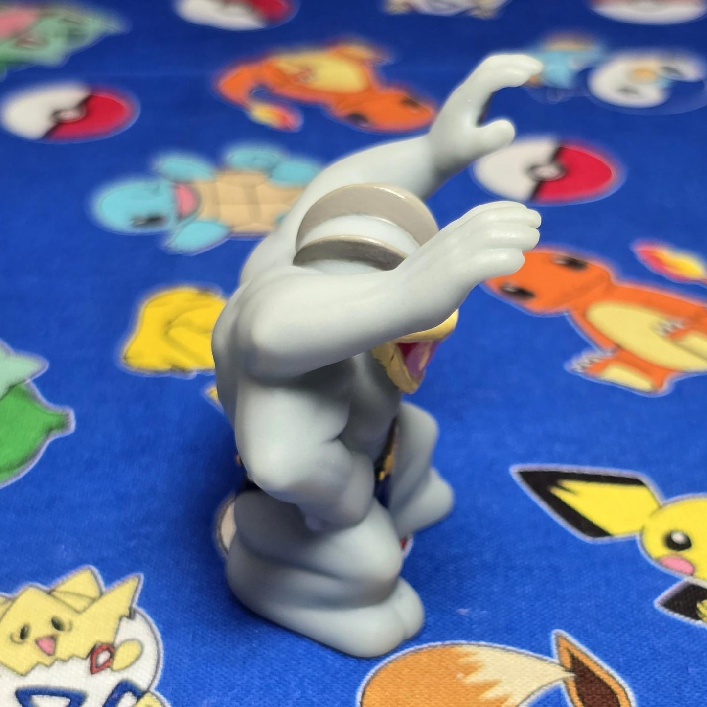 Pokemon Machamp Figure Finger Puppet 2009 Nintendo Bandai PVC Japan USA Seller