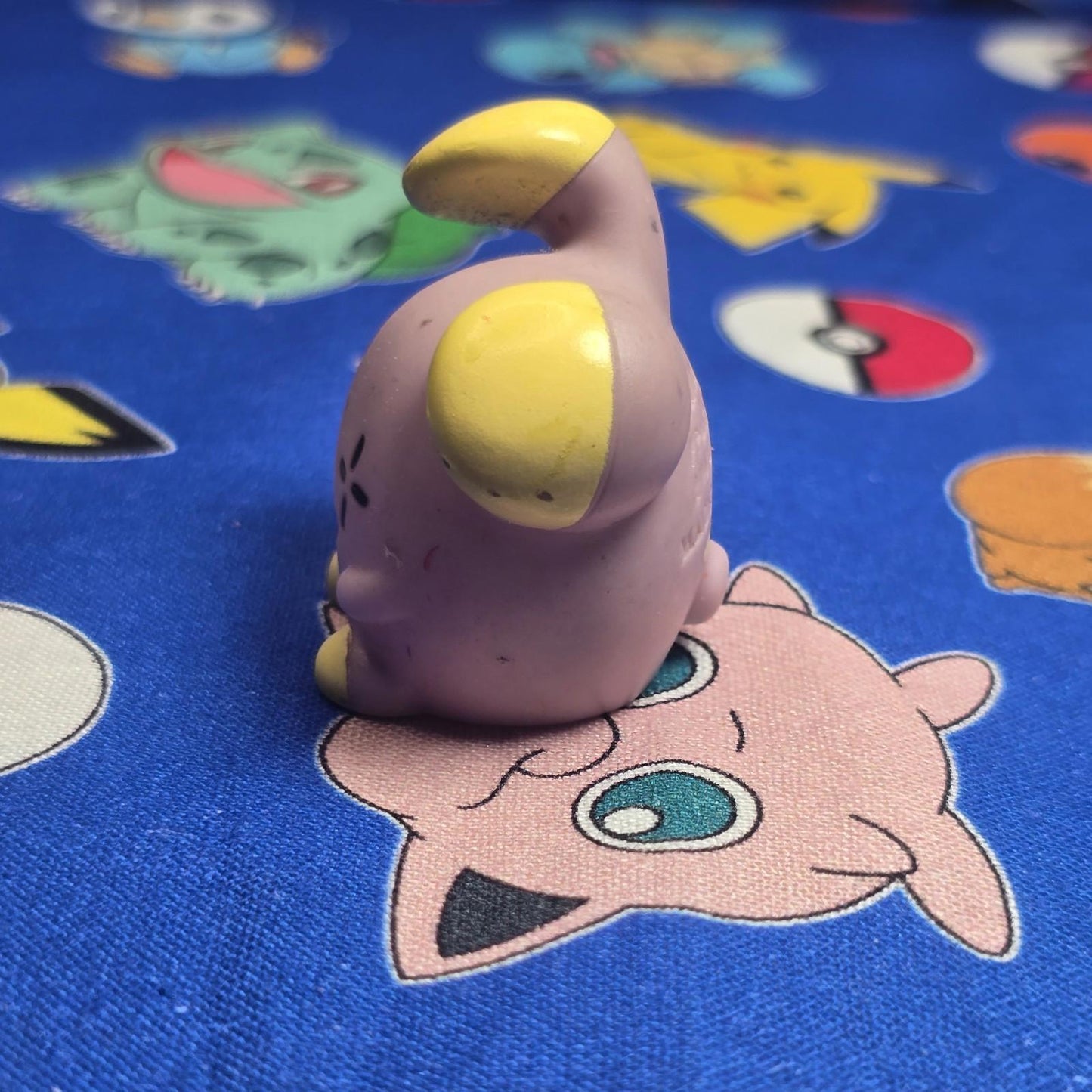 Pokemon Whismur Figure Finger Puppet 2003 Nintendo Bandai Vintage PVC Japan USA