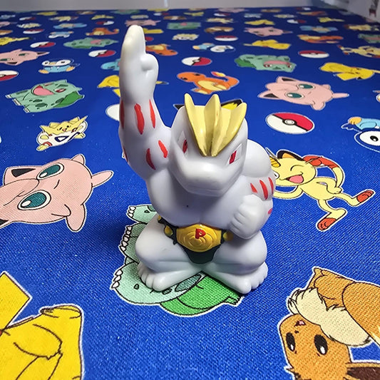 Pokemon Machoke Figure Finger Puppet 2006 Nintendo Bandai PVC Japan USA Seller