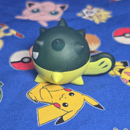 Pokemon Qwilfish Clear Figure Finger Puppet 2001 Nintendo Bandai PVC Japan USA