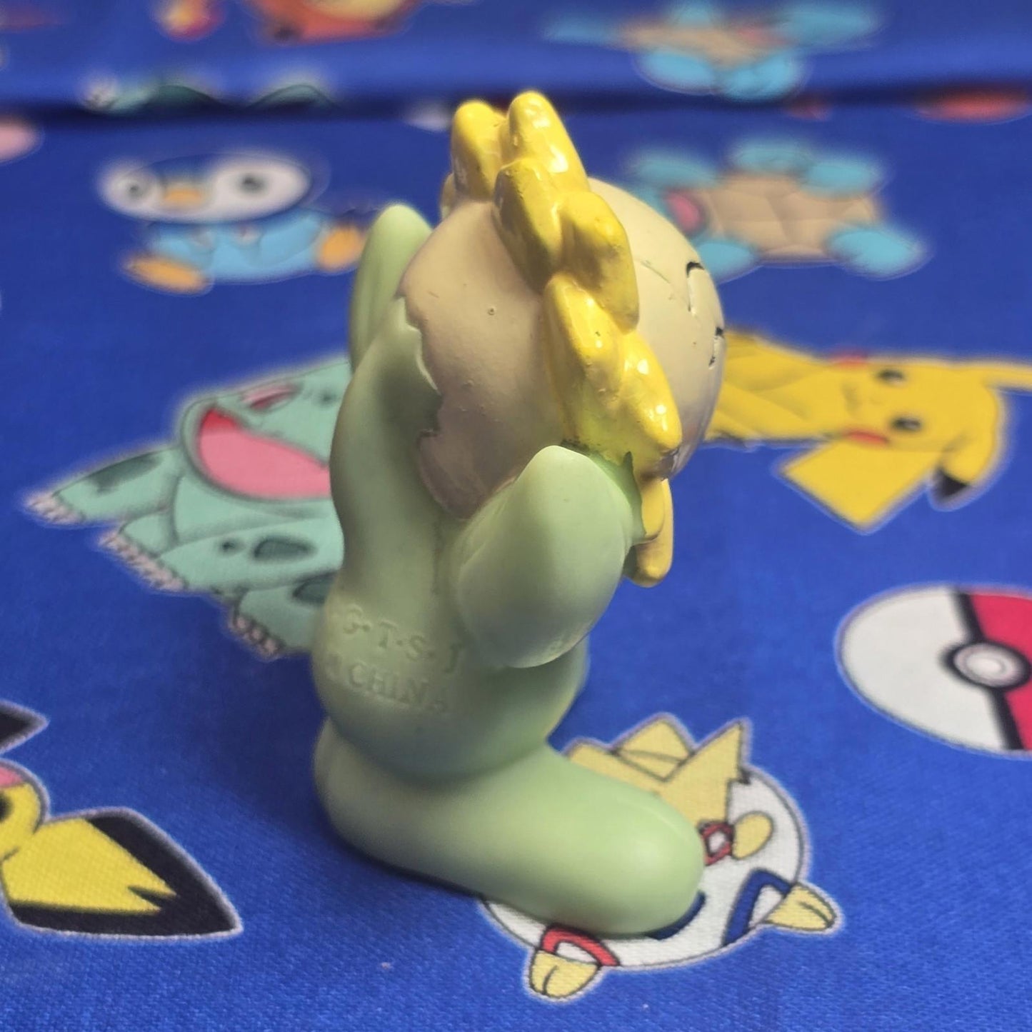 Pokemon Sunflora Figure Finger Puppet 2000 Nintendo Bandai Vintage PVC Japan USA