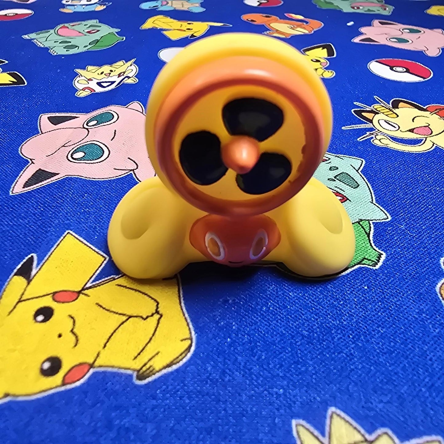Pokemon Rotom Fan Figure Finger Puppet 2008 Nintendo Bandai PVC Japan USA Seller