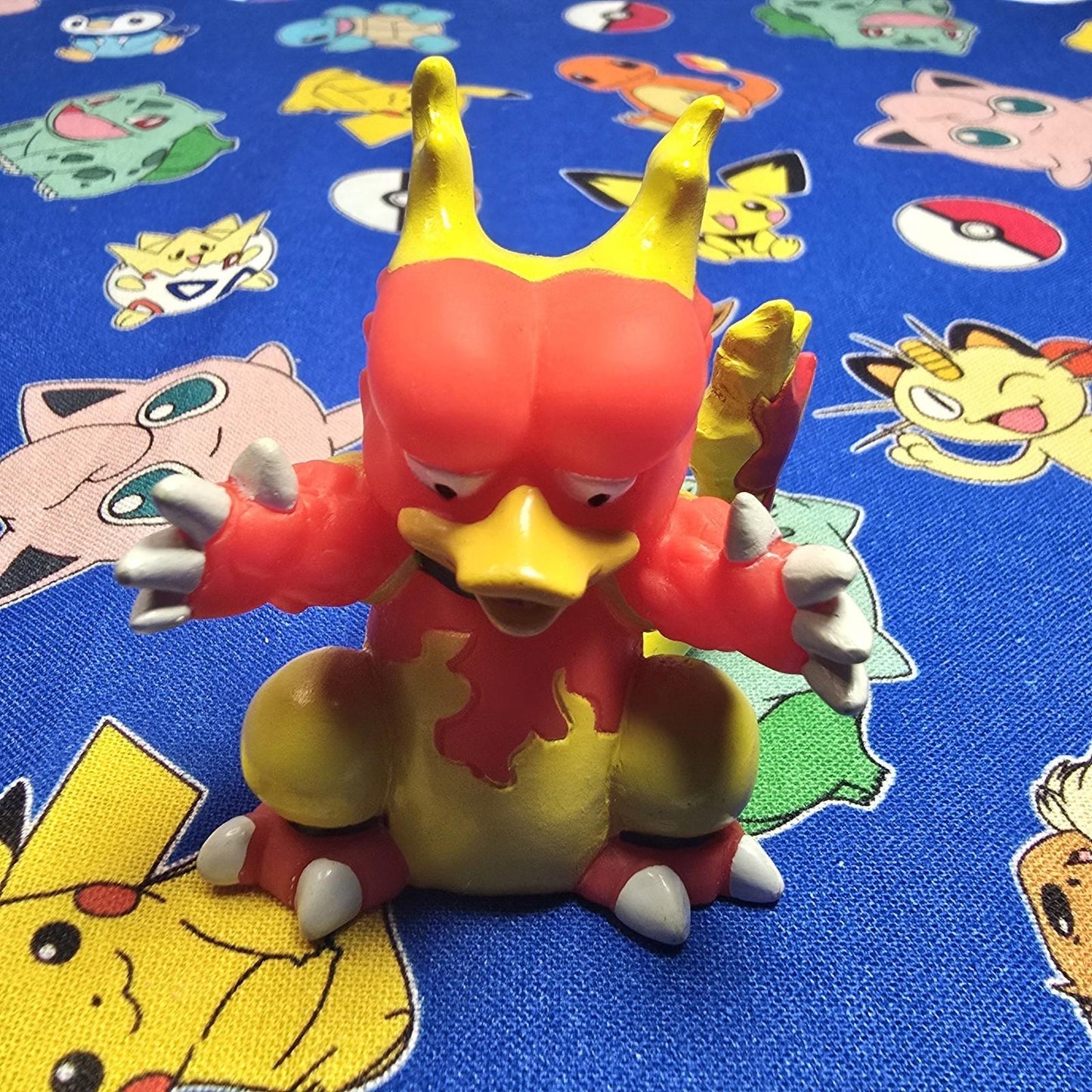 Pokemon Magmar Figure Finger Puppet 1997 Nintendo Bandai Vintage Japan US Seller