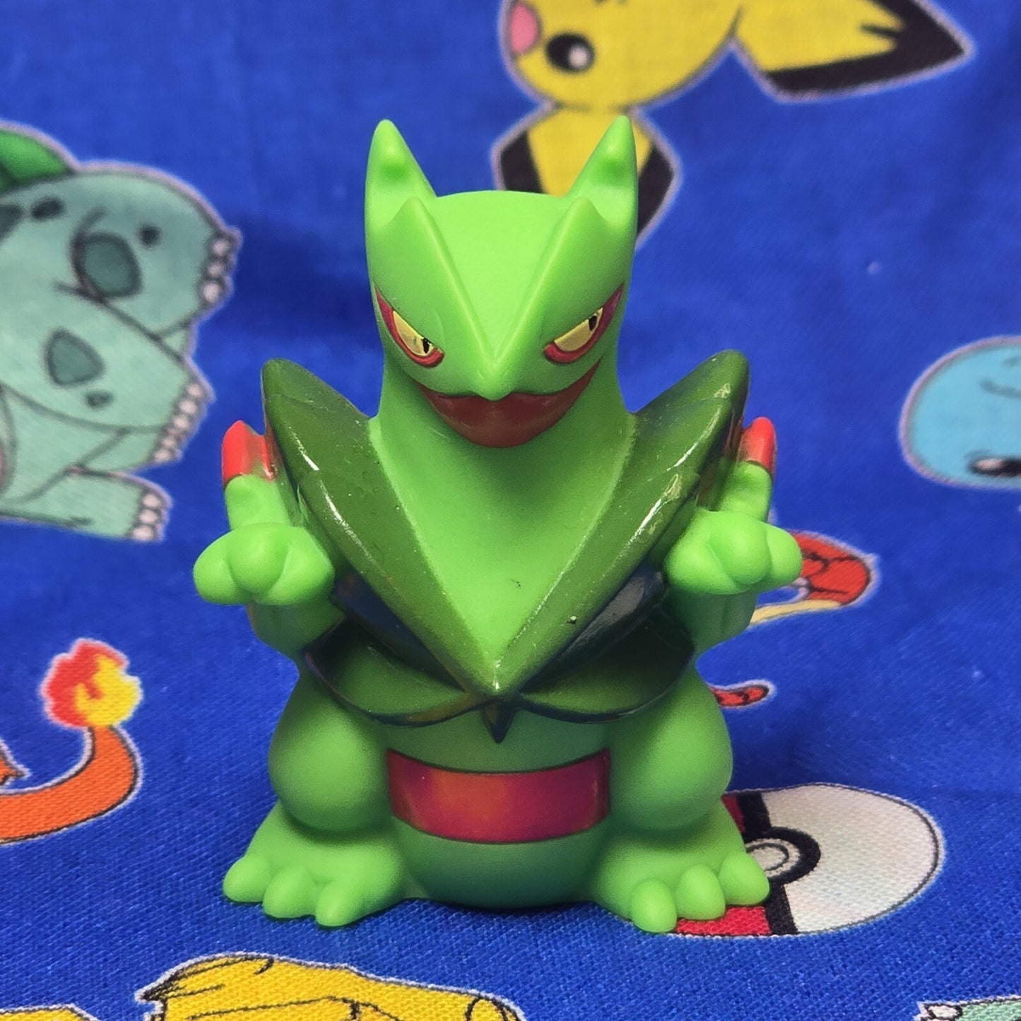 Pokemon Mega Sceptile Figure Finger Puppet 2014 Nintendo Bandai Japan USA Seller