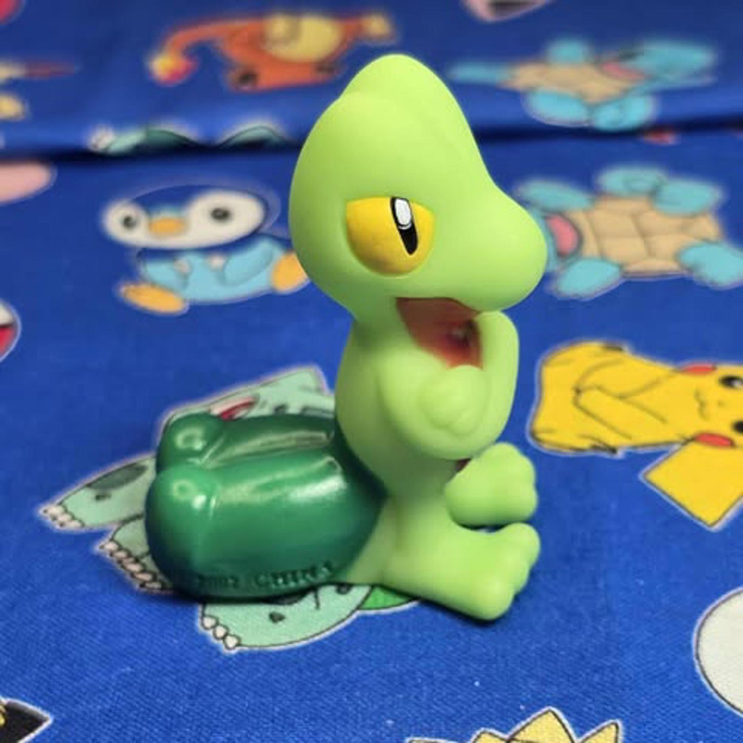 Pokemon Treecko Figure Finger Puppet 2002 Nintendo Bandai PVC Vintage Japan USA