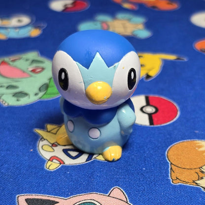 Pokemon Piplup Figure Finger Puppet 2012 Nintendo Bandai PVC Japan USA Seller