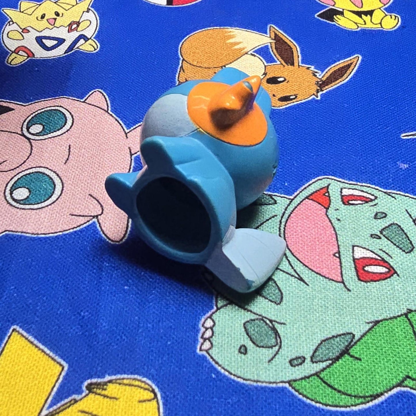 Pokemon Mudkip Figure Finger Puppet 2002 Nintendo Tomy PVC Vintage Japan USA