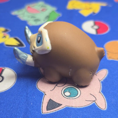 Pokemon Mamoswine Figure Finger Puppet 2009 Nintendo Bandai PVC Japan USA Seller