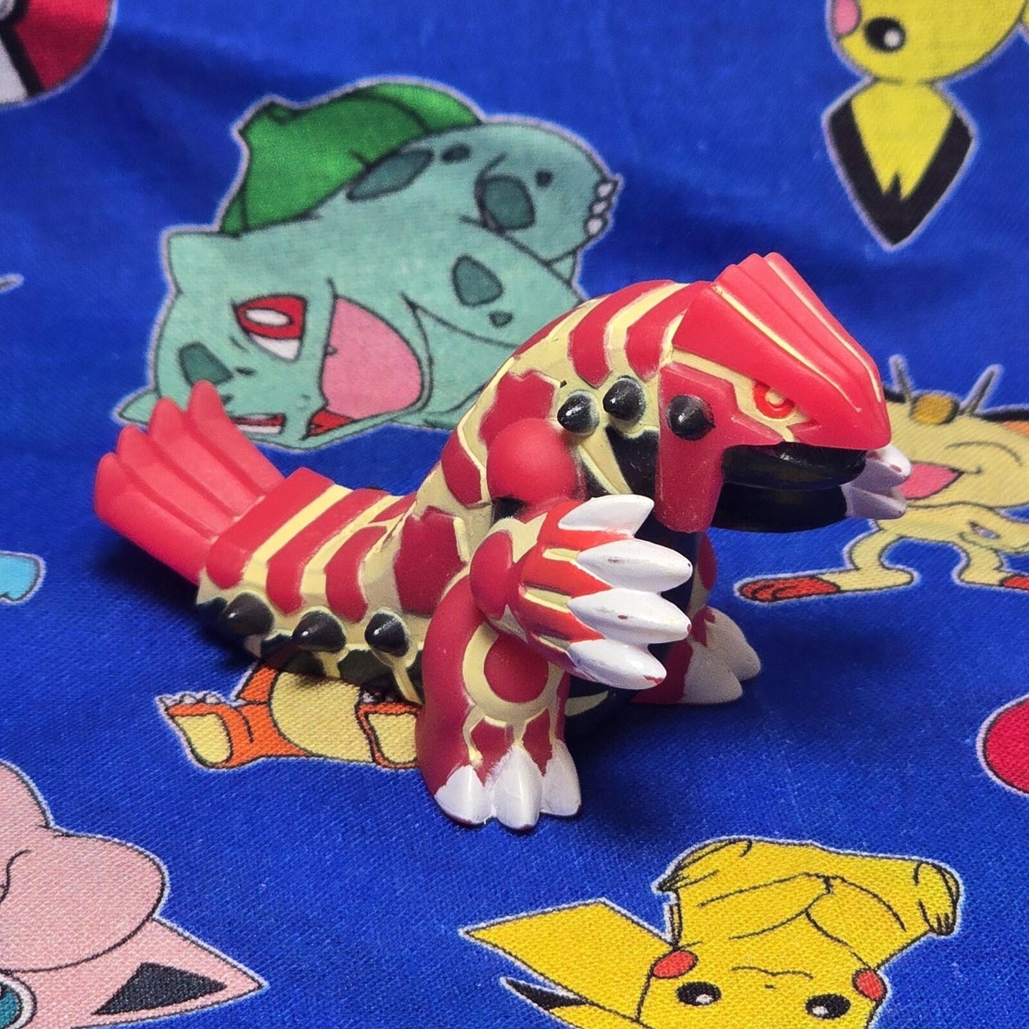 Pokemon Primal Groudon Figure Finger Puppet 2014 Nintendo Bandai Japan US Seller