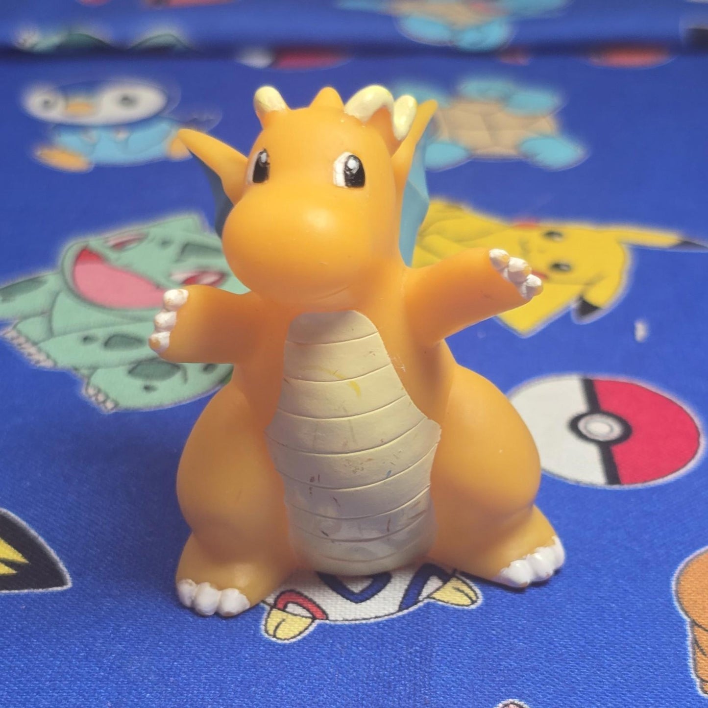 Pokemon Dragonite Figure Finger Puppet 2012 Nintendo Bandai PVC Vintage Japan US