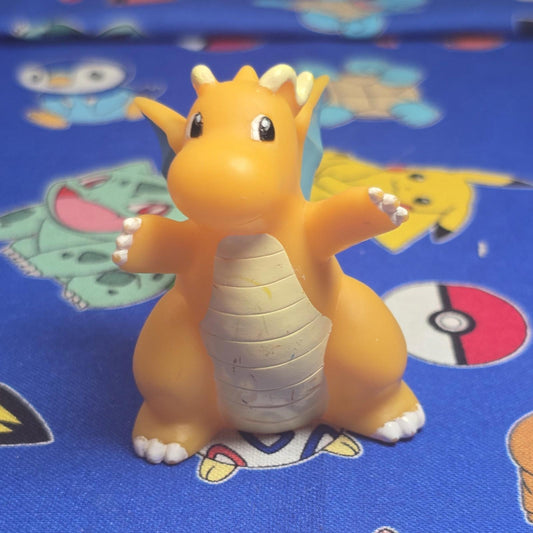 Pokemon Dragonite Figure Finger Puppet 2012 Nintendo Bandai PVC Vintage Japan US