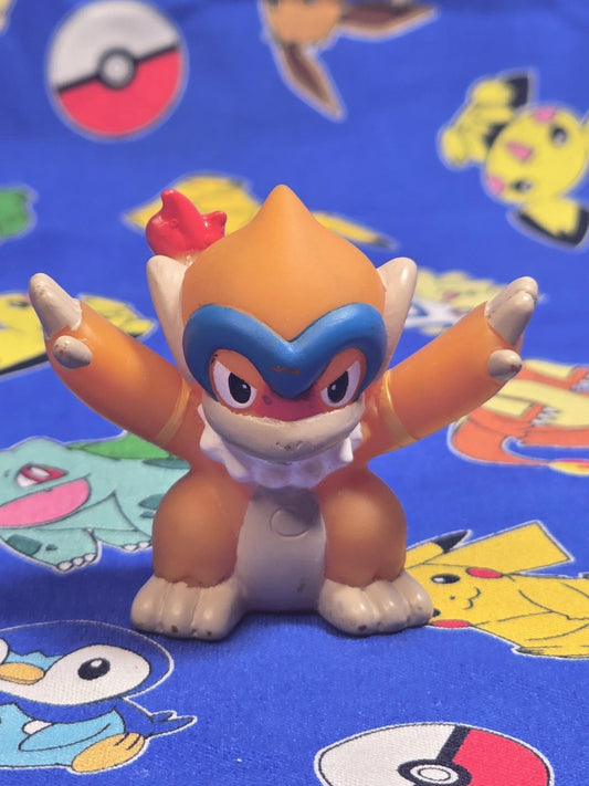 Pokemon Monferno Figure Finger Puppet 2006 Nintendo Bandai PVC Japan USA Seller