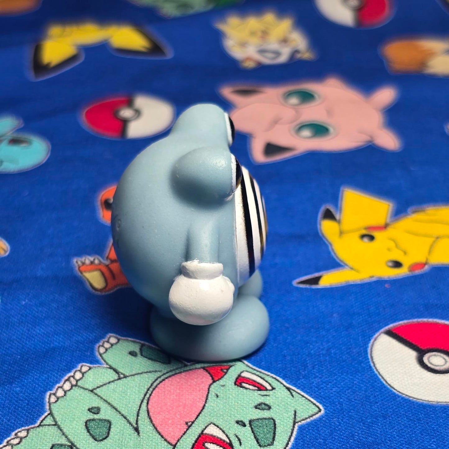 Pokemon Poliwhirl Figure Finger Puppet 1996 Bandai Nintendo PVC Vintage Japan US