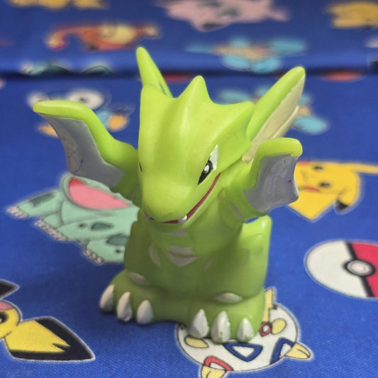 Pokemon Scyther Figure Finger Puppet 1998 Nintendo Bandai PVC Vintage Japan USA