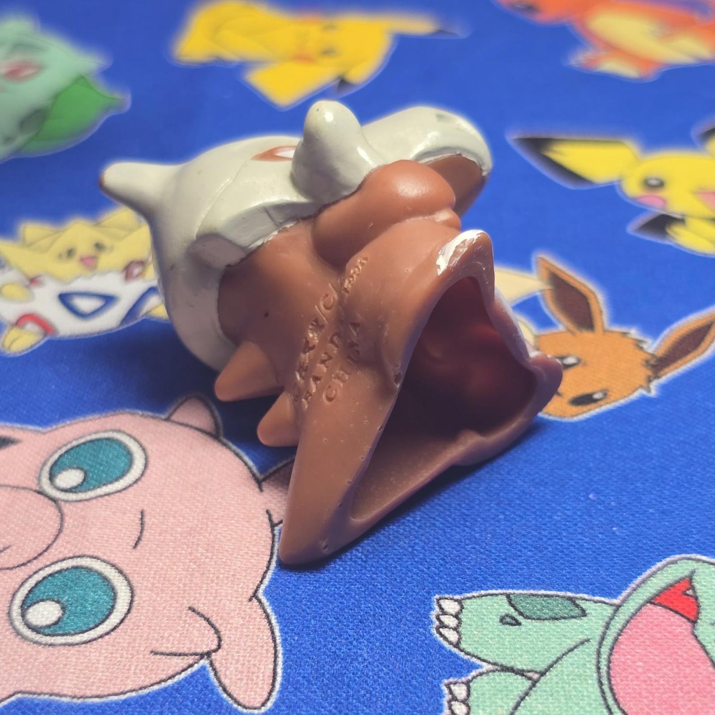 Pokemon Cubone Dark Figure Finger Puppet 1996 Nintendo Bandai Vintage US Seller