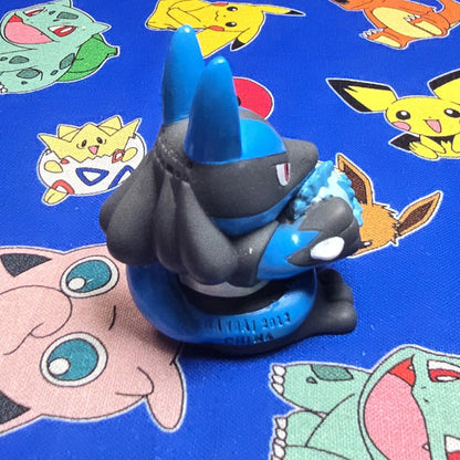 Pokemon Lucario Figure Finger Puppet 2012 Nintendo Bandai PVC Japan USA Seller