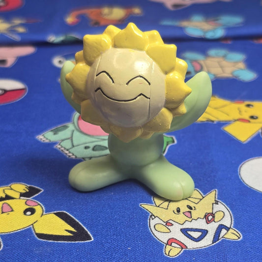 Pokemon Sunflora Figure Finger Puppet 2000 Nintendo Bandai Vintage PVC Japan USA
