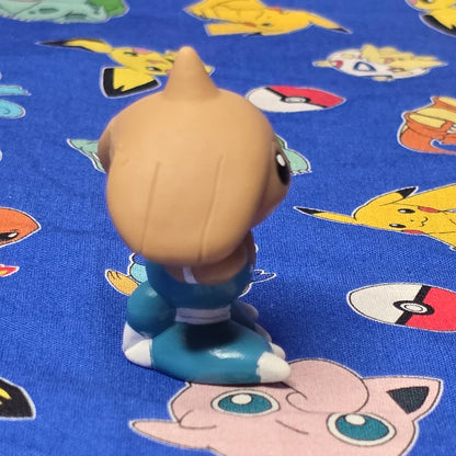 Pokemon Hitmontop Figure Finger Puppet 2000 Nintendo Bandai PVC Japan Vintage US