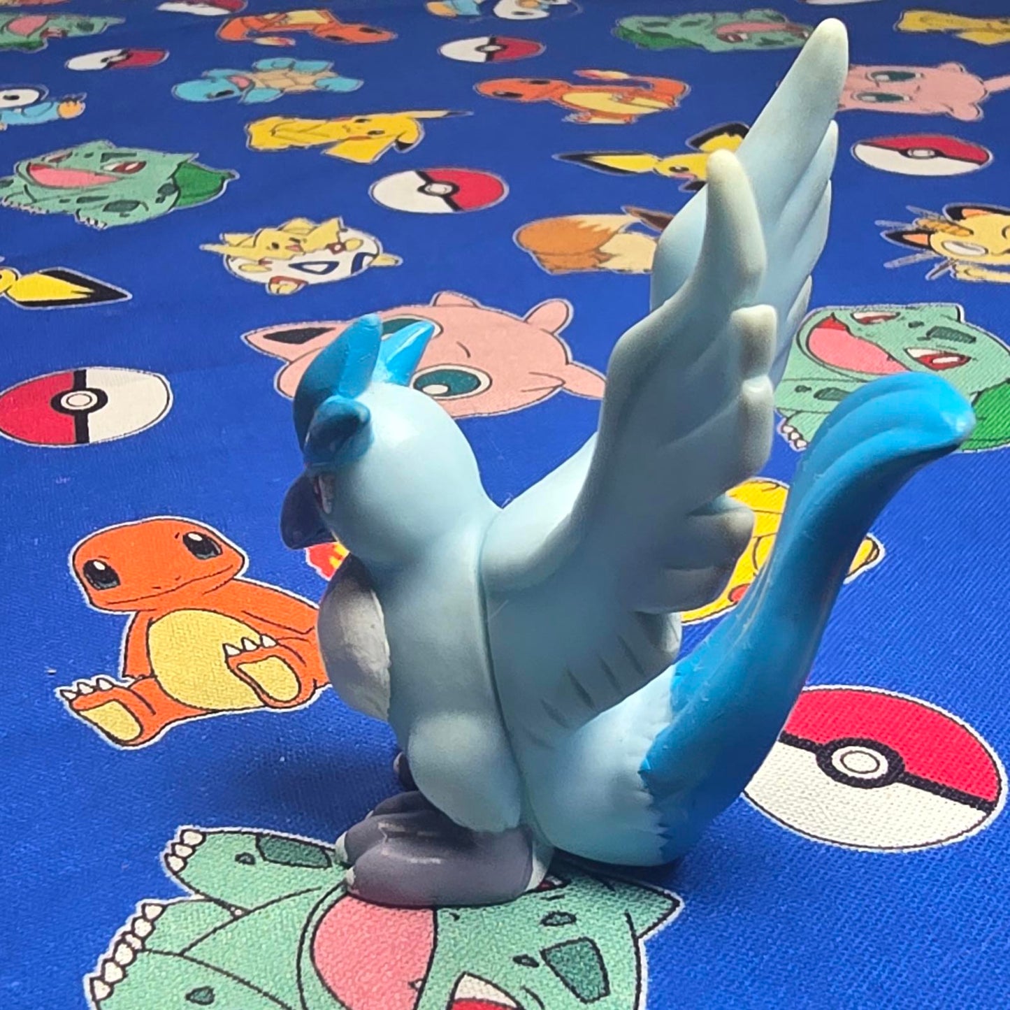 Pokemon Articuno Figure Finger Puppet 1999 Nintendo Bandai PVC Vintage Japan USA