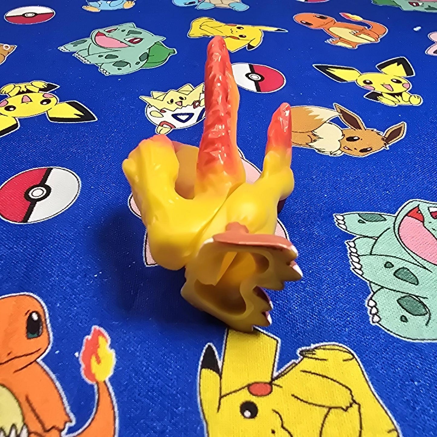 Pokemon Moltres Figure Finger Puppet 1999 Nintendo Bandai PVC Vintage Japan USA