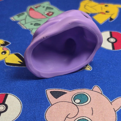 Pokemon Muk Purple Figure Finger Puppet 1998 Nintendo Bandai Vintage Japan USA