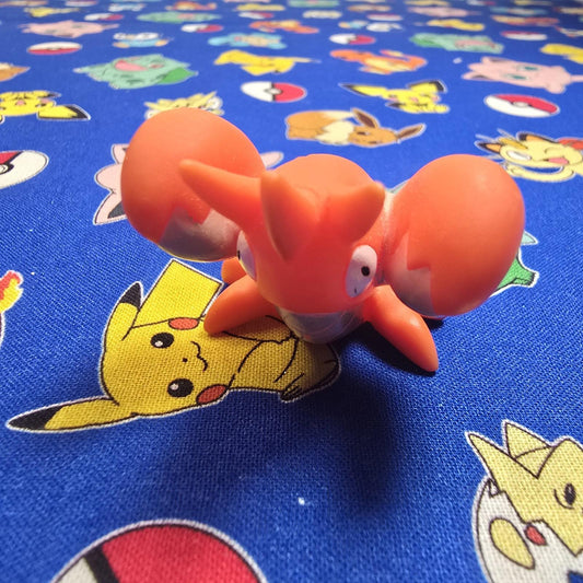 Pokemon Corphish Figure Finger Puppet 2003 Nintendo Bandai PVC Vintage Japan USA