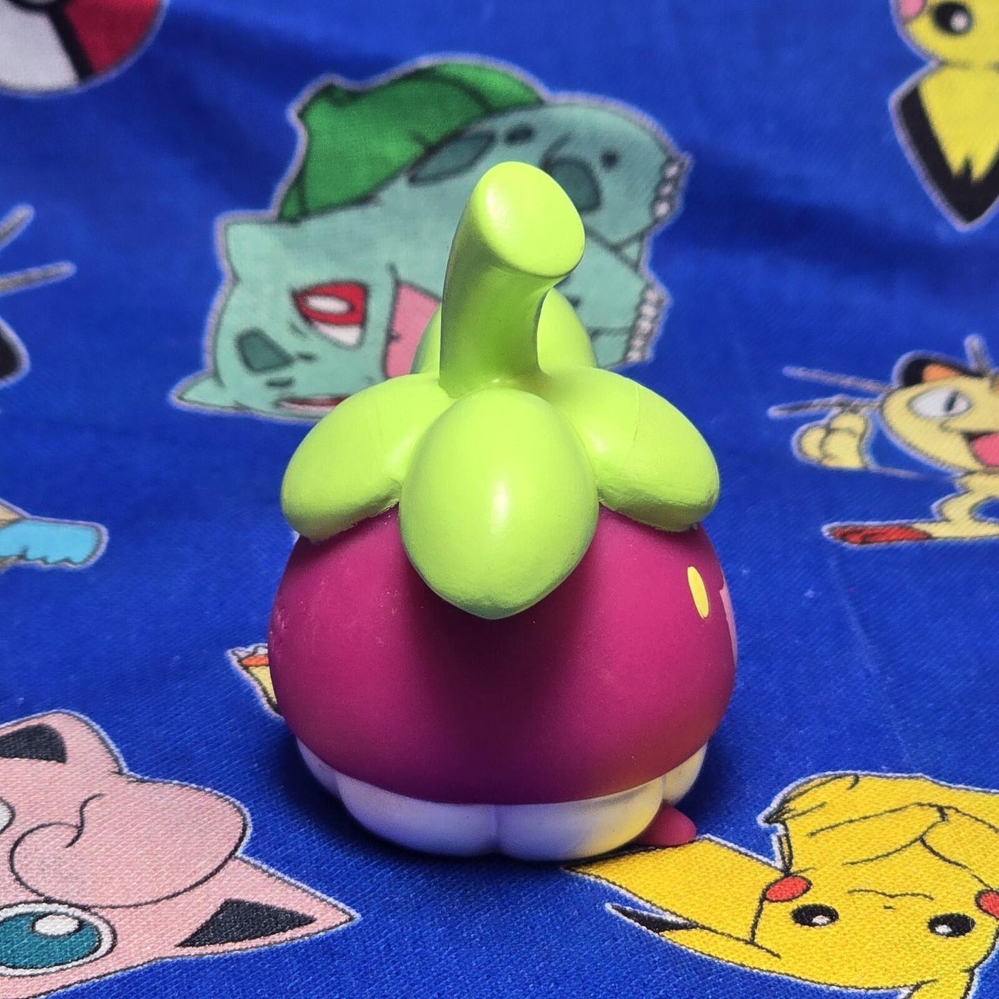 Pokemon Bounsweet Figure Finger Puppet 2017 Nintendo PVC Bandai Japan USA Seller