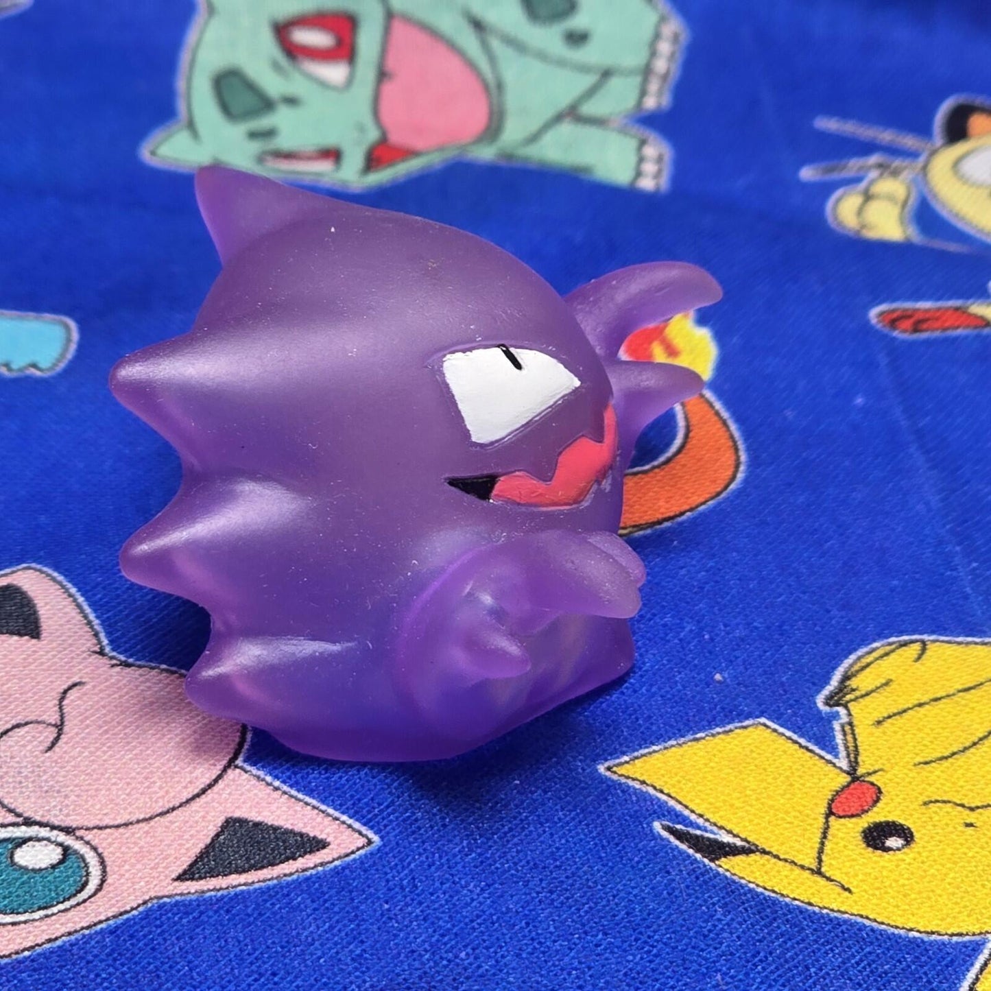 Pokemon Haunter Clear Figure Finger Puppet 1998 Nintendo Bandai Vintage Japan US