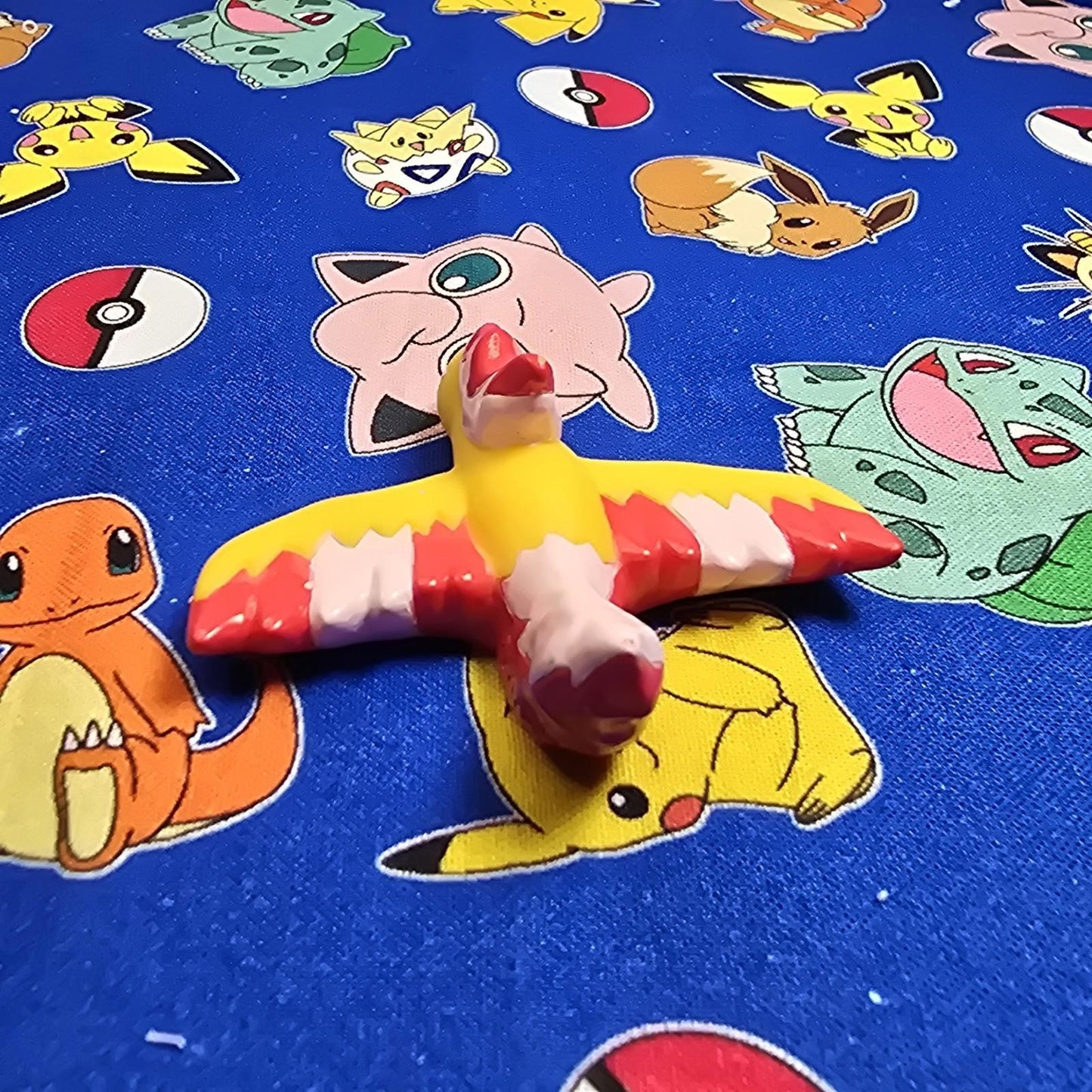 Pokemon Moltres Figure Finger Puppet 2008 Nintendo Bandai PVC Japan US Seller