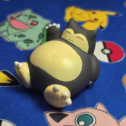Pokemon Snorlax Figure Finger Puppet 1997 Nintendo Bandai PVC Vintage Japan USA