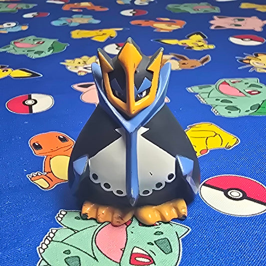 Pokemon Empoleon Figure Finger Puppet 2007 Nintendo Bandai PVC Japan USA Seller