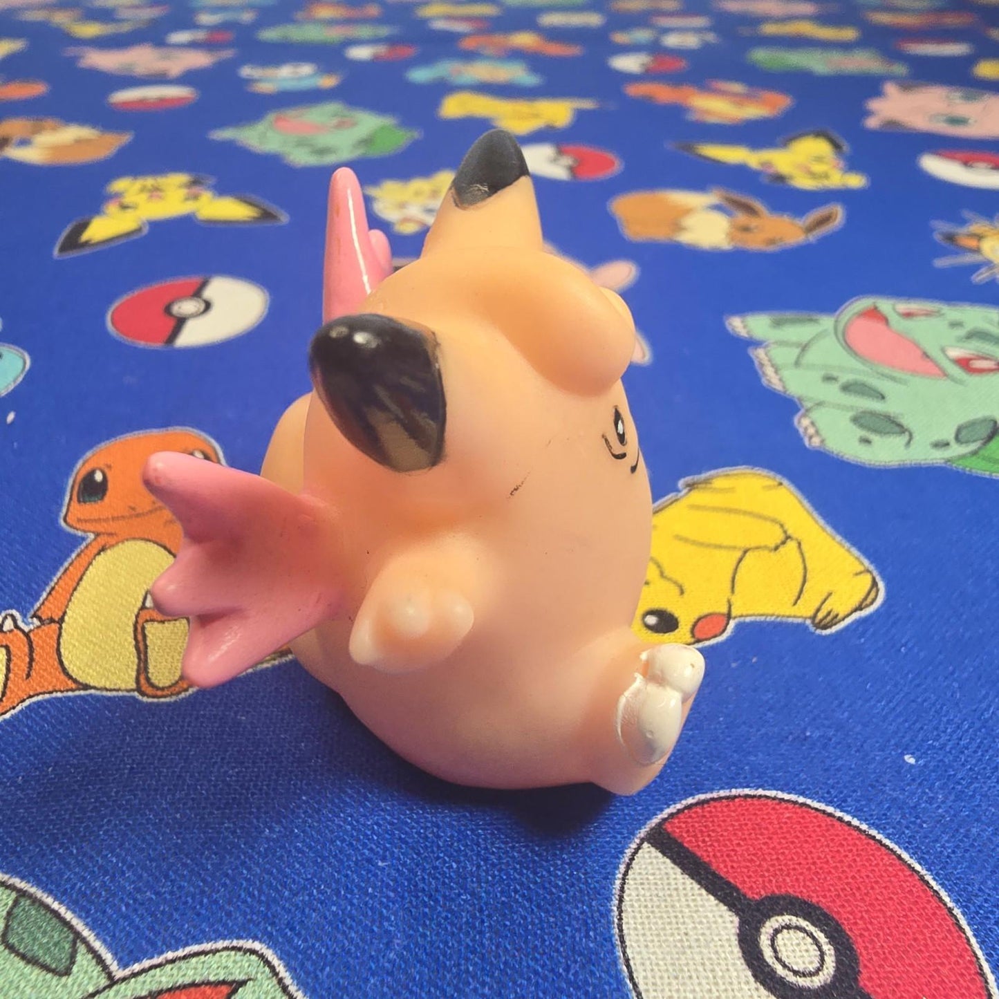 Pokemon Clefable Figure Finger Puppet 1997 Nintendo Bandai PVC Vintage Japan USA